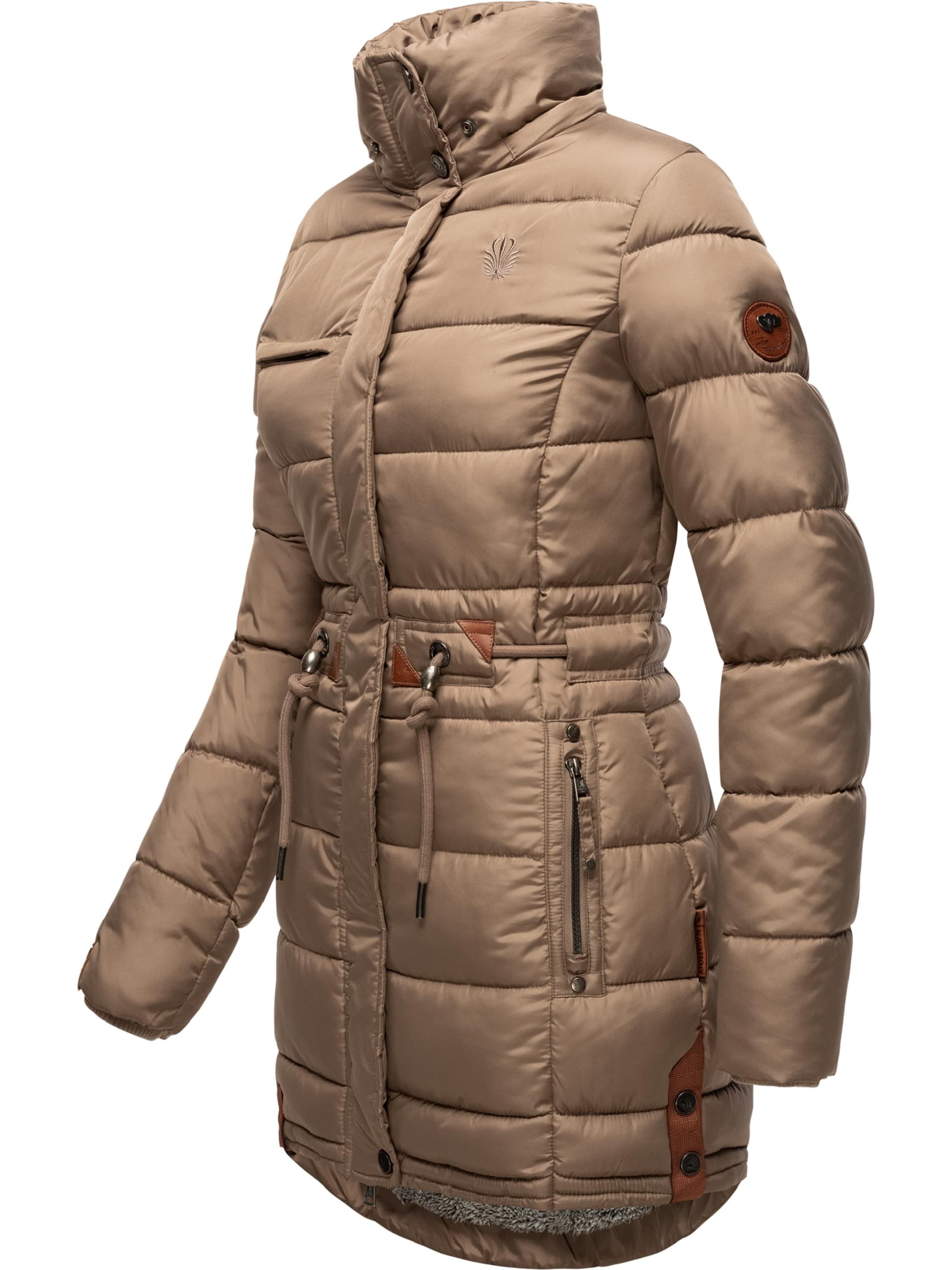 NAVAHOO Mantel 'Daliee' in Braun