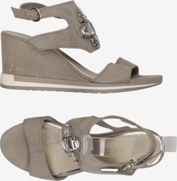 MARCO TOZZI Sandalen 37 in Grau: Vorderseite