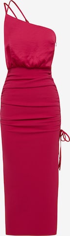 BWLDR - Vestido 'INDIA MIDI' en rosa: frente