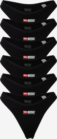 DIESEL String in Zwart: voorkant