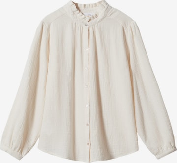 MANGO Bluse 'Bambula' in Beige: predná strana