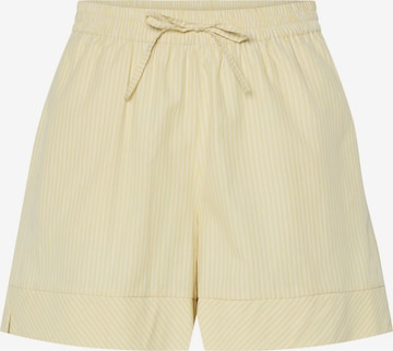 PIECES Bukser i gul: forside