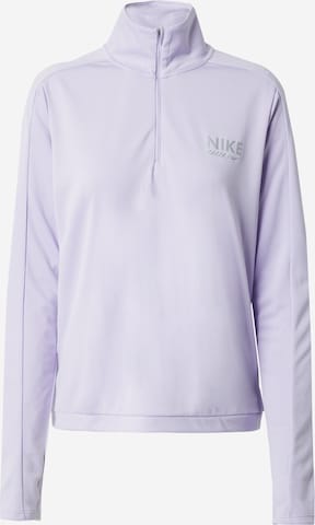 Sweat de sport 'PACER' NIKE en violet : devant