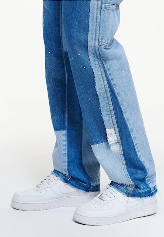 regular Jeans cargo 'Nardin' di 2Y Studios in blu