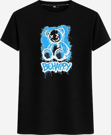 RMK Shirt 'Crazy Bär' in Schwarz: Vorderseite