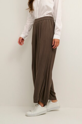 Kaffe Wide leg Broek 'Dacia' in Groen