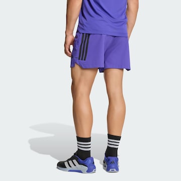 ADIDAS PERFORMANCE Regular Sports trousers 'D4T PrimeLift 3 STRIPES' in Purple