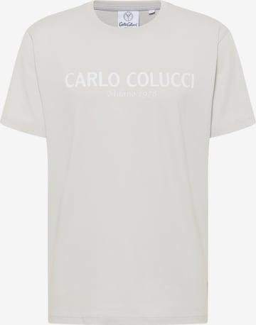 Carlo Colucci Shirt 'di Comun' in Grau: Vorderseite