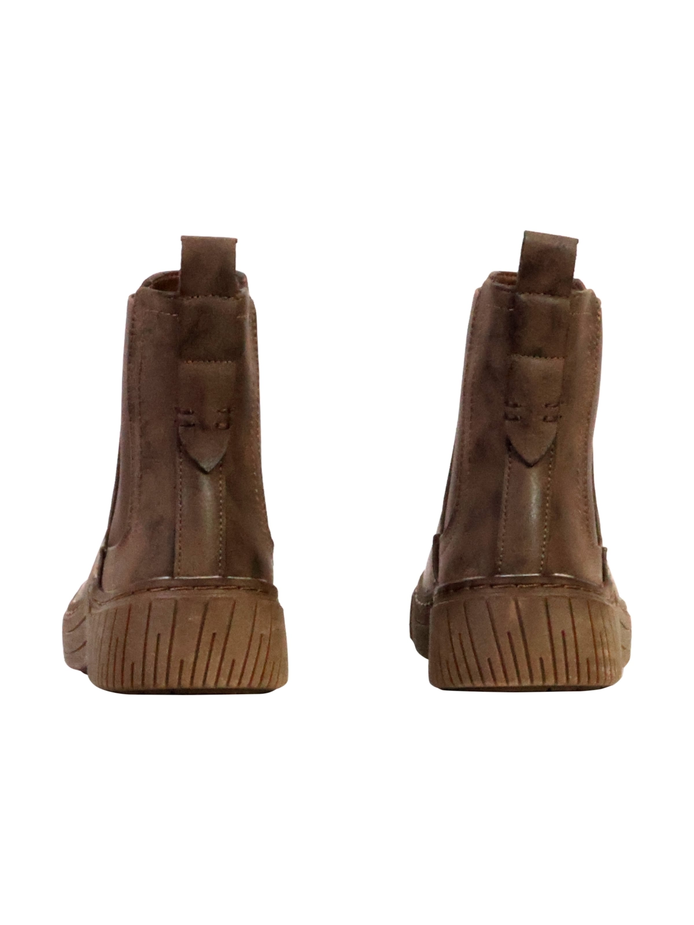 Super Mode Booties 'Stiefelette mit Gummizug' in Brown