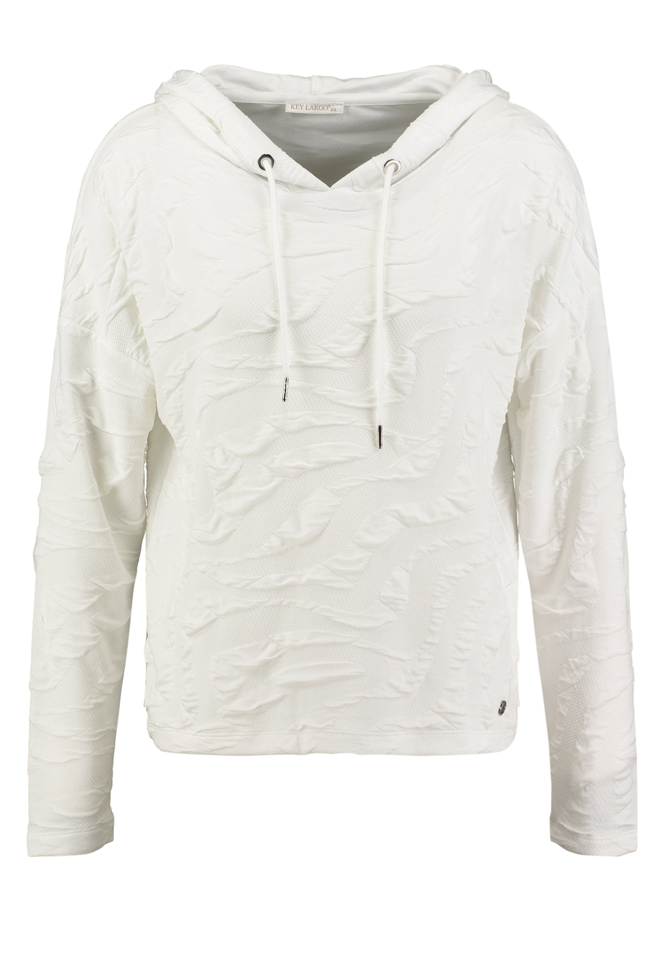 Key Largo Sweatshirt 'Drift' em creme, Vista do artigo