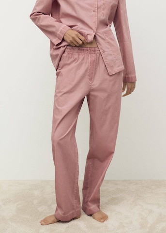 MANGO Pyjamahose 'Felipe' in Pink: Vorderseite