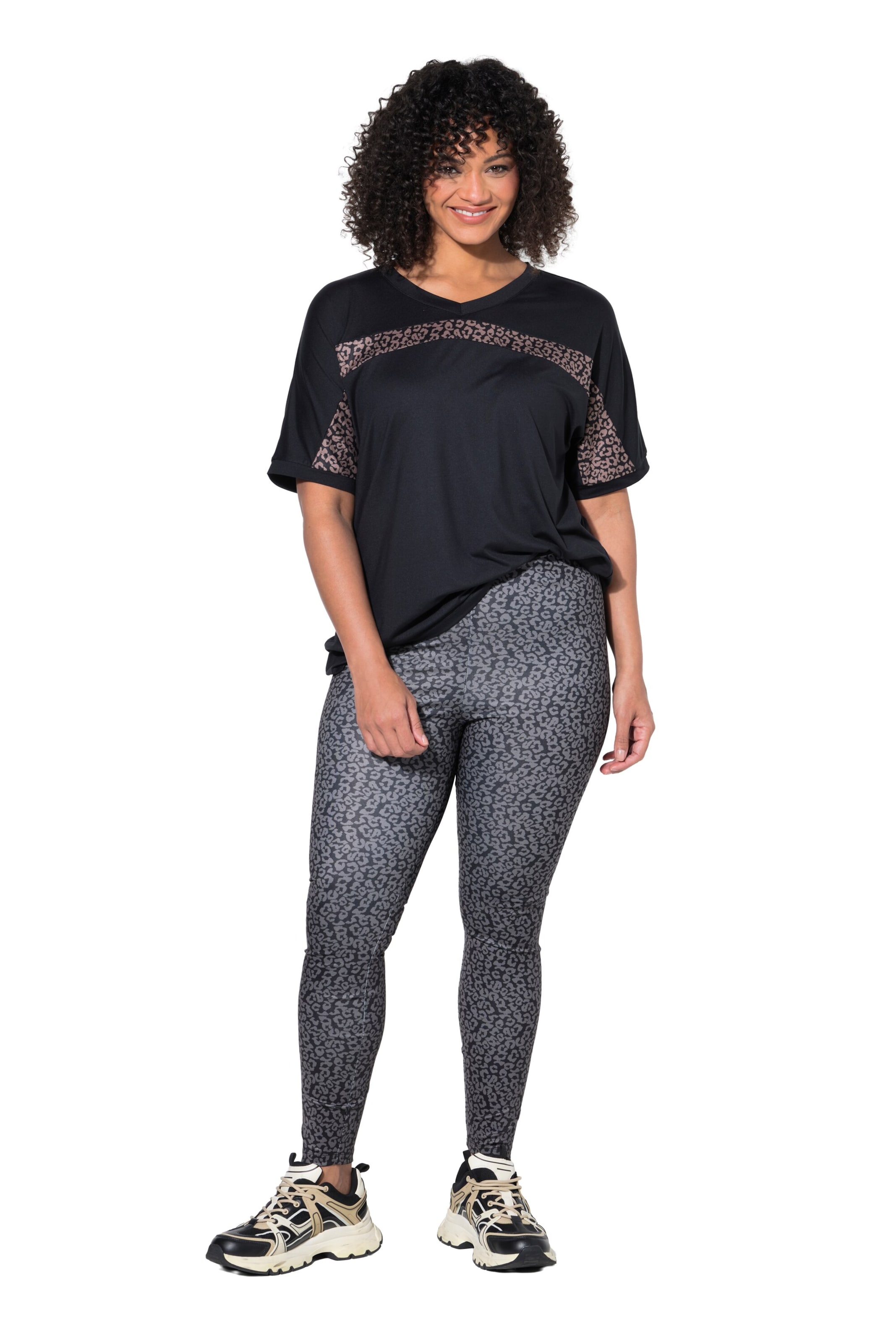 Ulla Popken Skinny Broek in Grijs