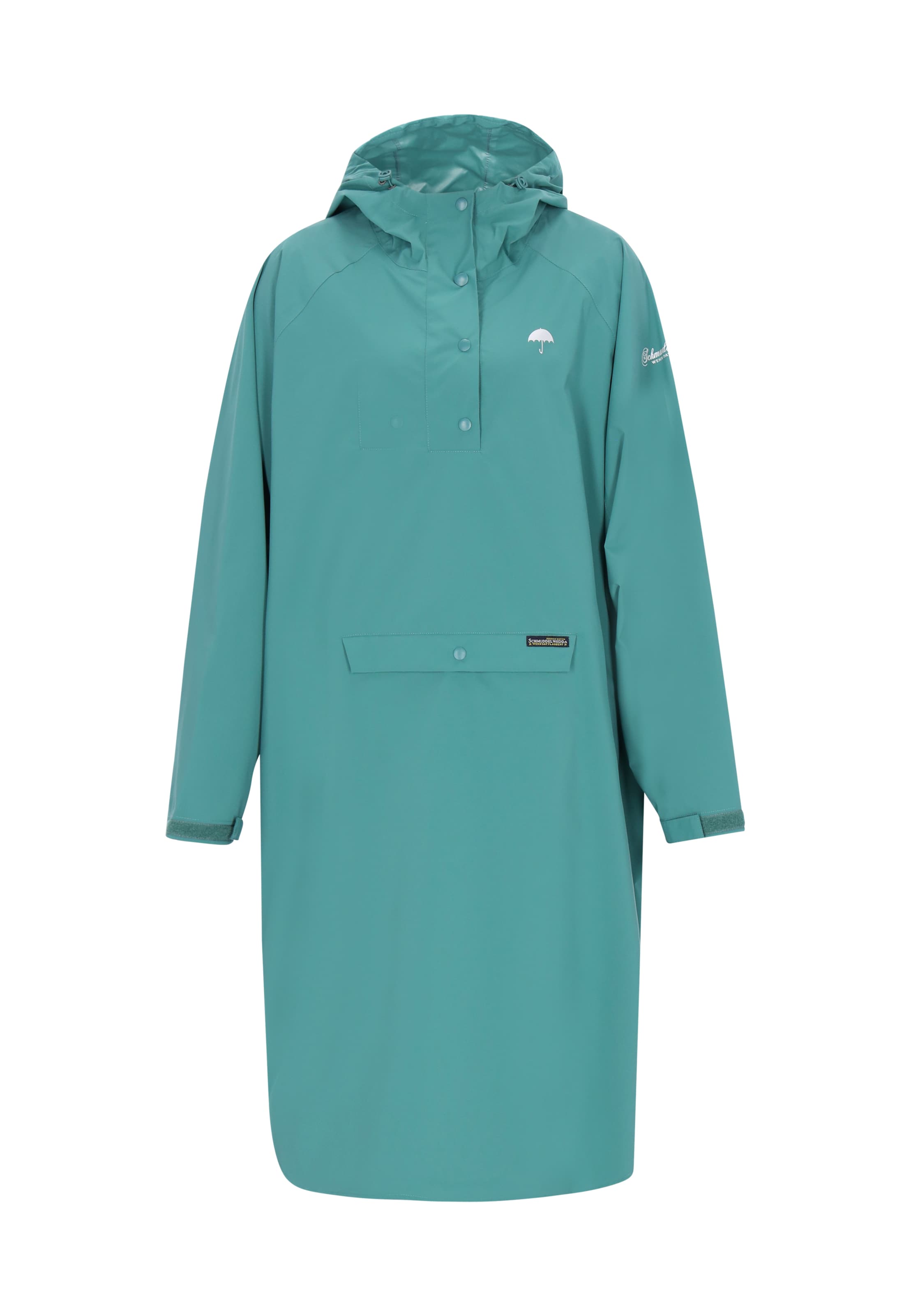 Schmuddelwedda Raincoat in Blue: front