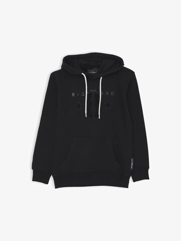 John Richmond Sweatshirt '8' in Schwarz: Vorderseite