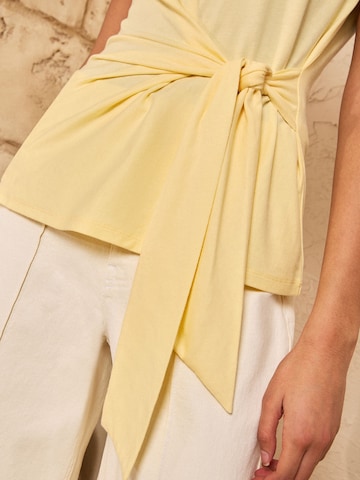 love & roses Tričko – žlutá