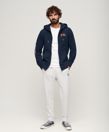 Superdry Zip-Up Hoodie in Blue