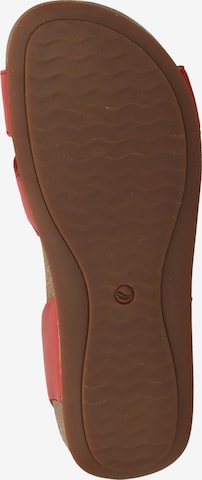 CLARKS Sandale in Rot