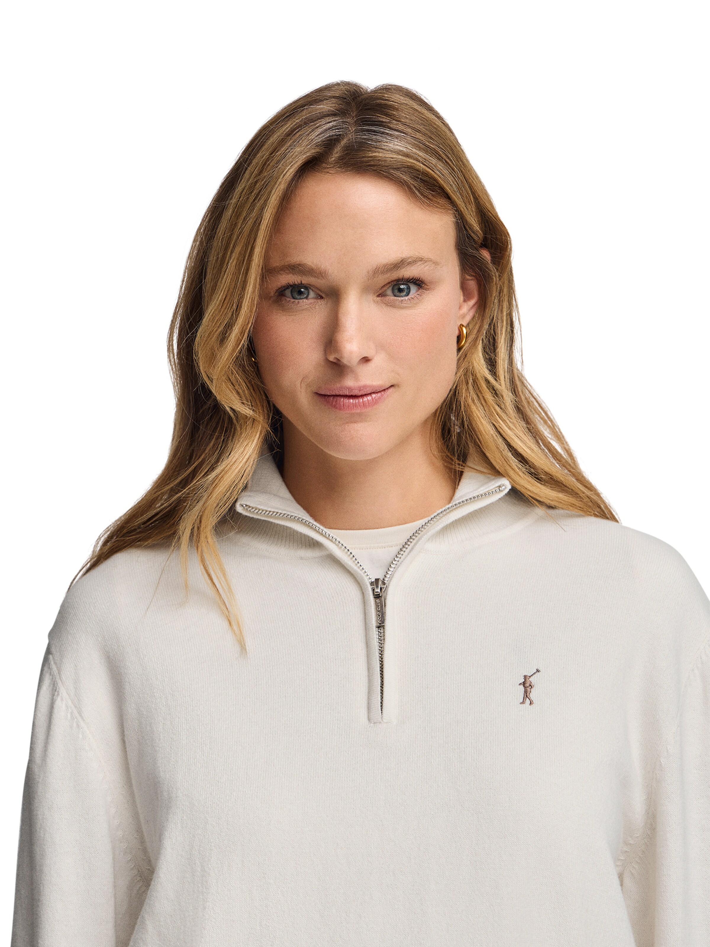 Polo Club Pullover in Weiß