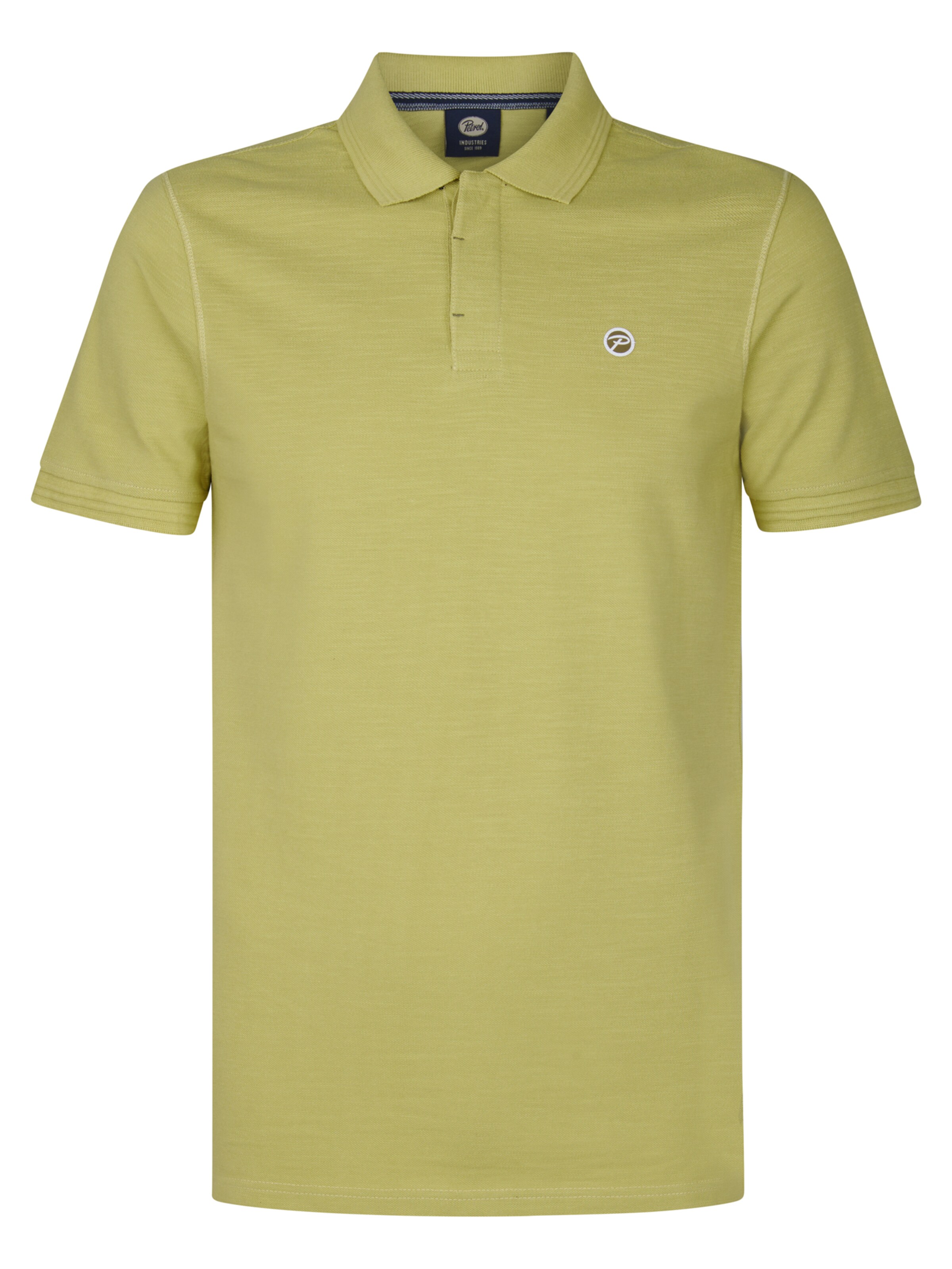 Petrol Industries Μπλουζάκι 'Flamingo' σε πράσινο: μπροστά