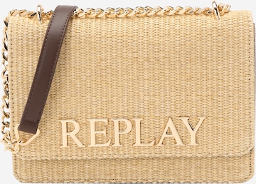 REPLAY Crossbody bag in Beige: front