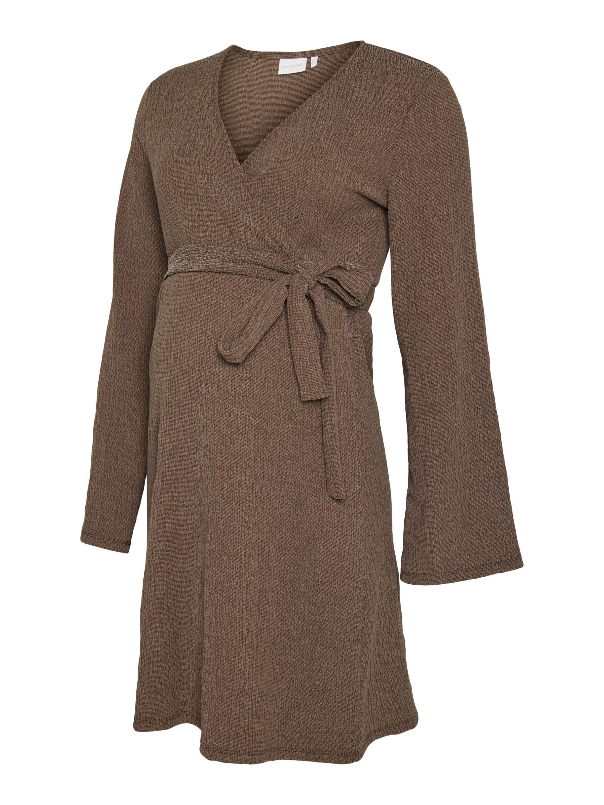 MAMALICIOUS Robe 'FENIA' en 36 en marron, Vue avec produit