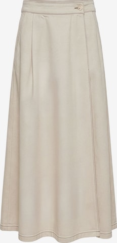 OBJECT - Falda 'OBJSina' en beige: frente