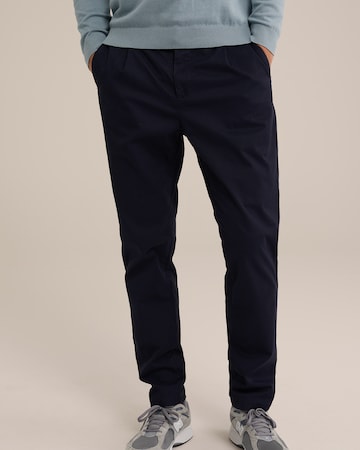 Regular Pantalon chino WE Fashion en bleu : devant