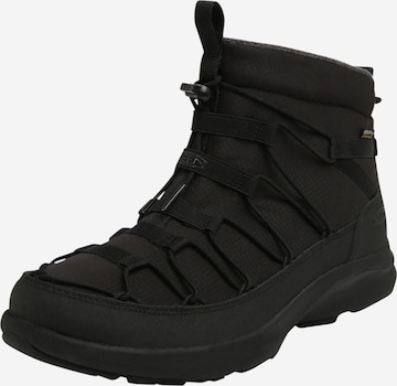 KEEN Boots 'UNEEK SNK CHUKKA' in Zwart: voorkant