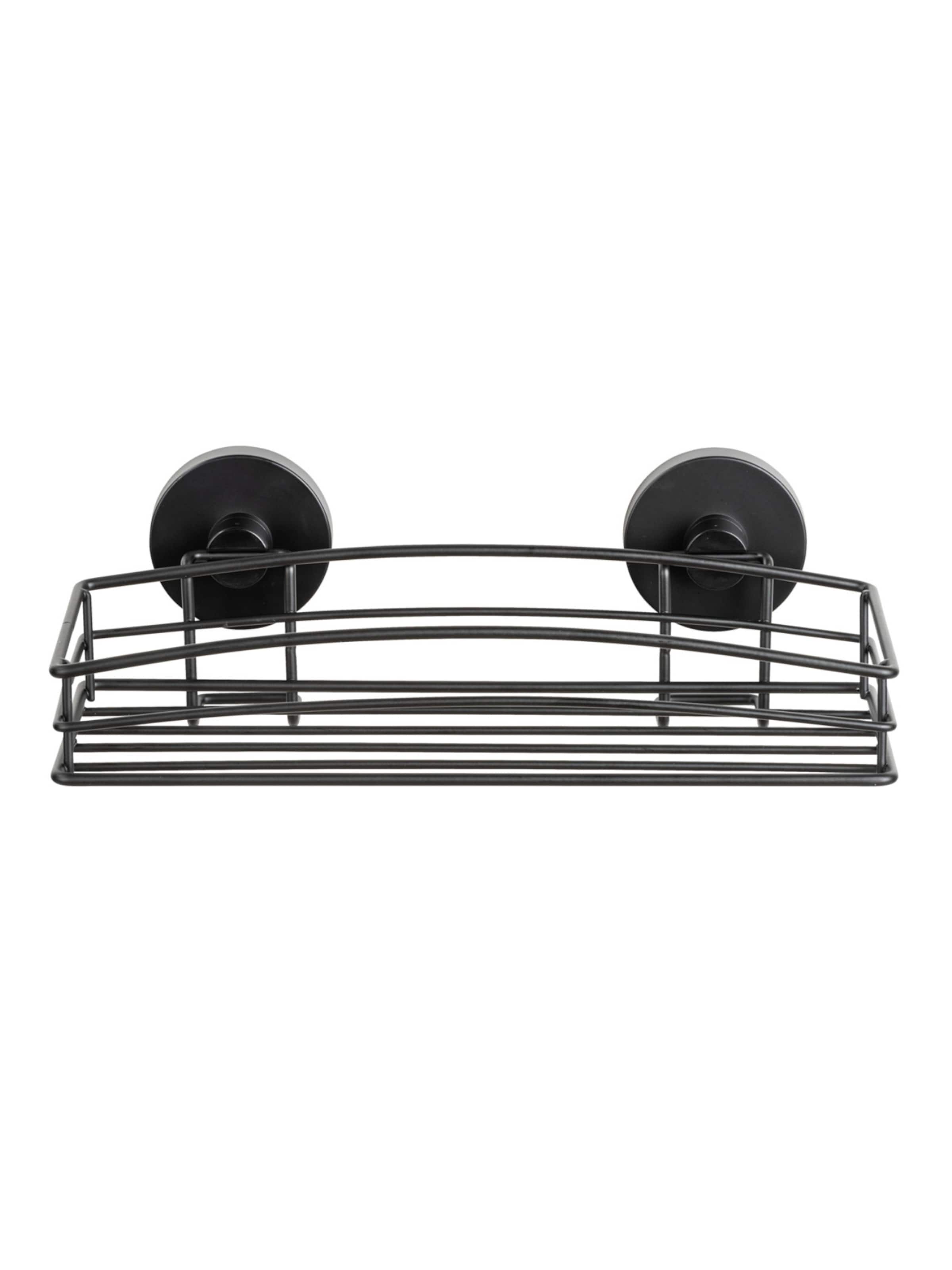 Wenko Shelf in Black: front
