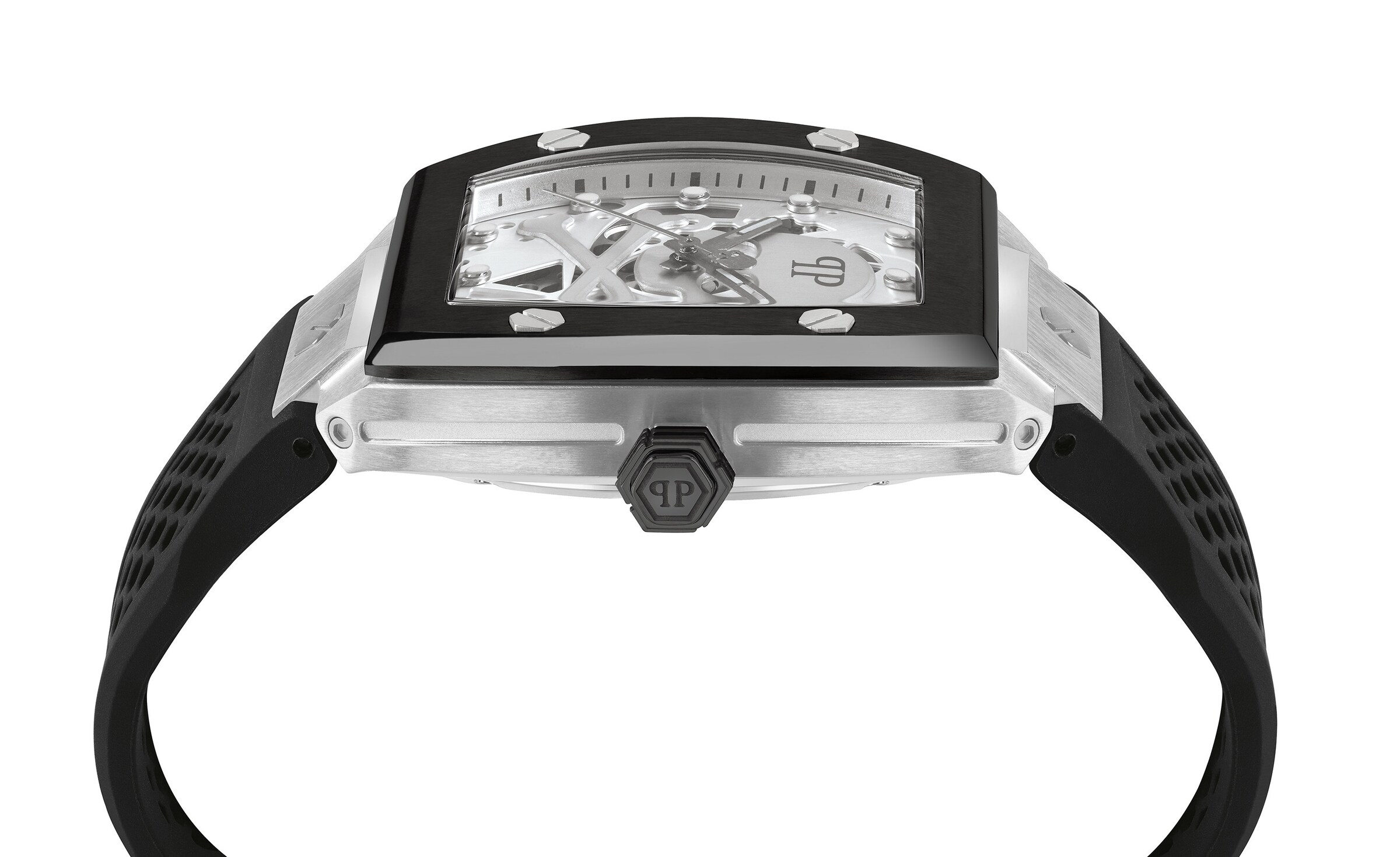Montre à affichage analogique 'The $keleton' Philipp Plein Watches en noir