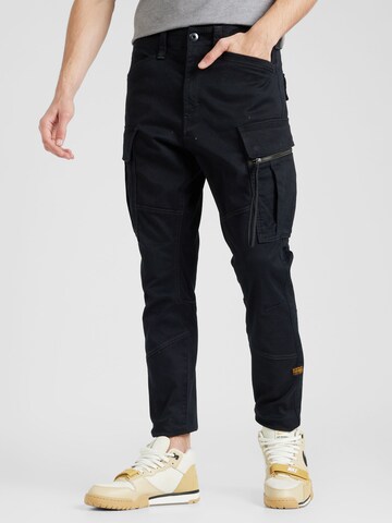 Tapered Pantaloni cargo di G-Star RAW in nero: frontale