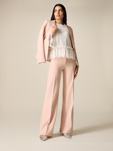oltre - Ropa ancha Pantalón en rosa: frente