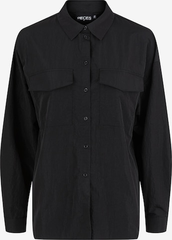 PIECES Bluza | črna barva: sprednja stran