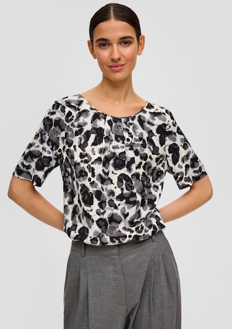 s.Oliver BLACK LABEL Blouse in Zwart: voorkant