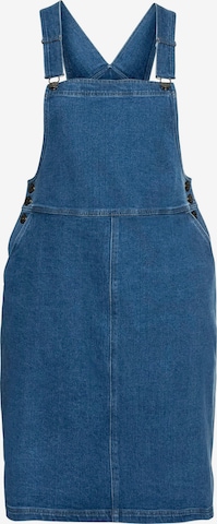 SHEEGO Overall Skirt in Blue: front