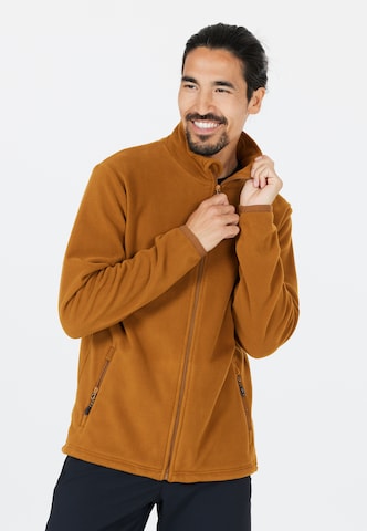 Whistler Funktionele fleece-jas 'Cocoon' in Bruin: voorkant