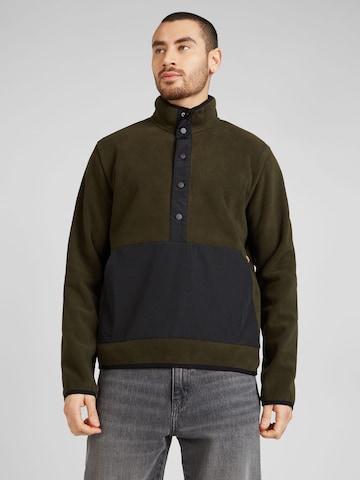 FARAH - Pullover 'Simpson' em verde: frente