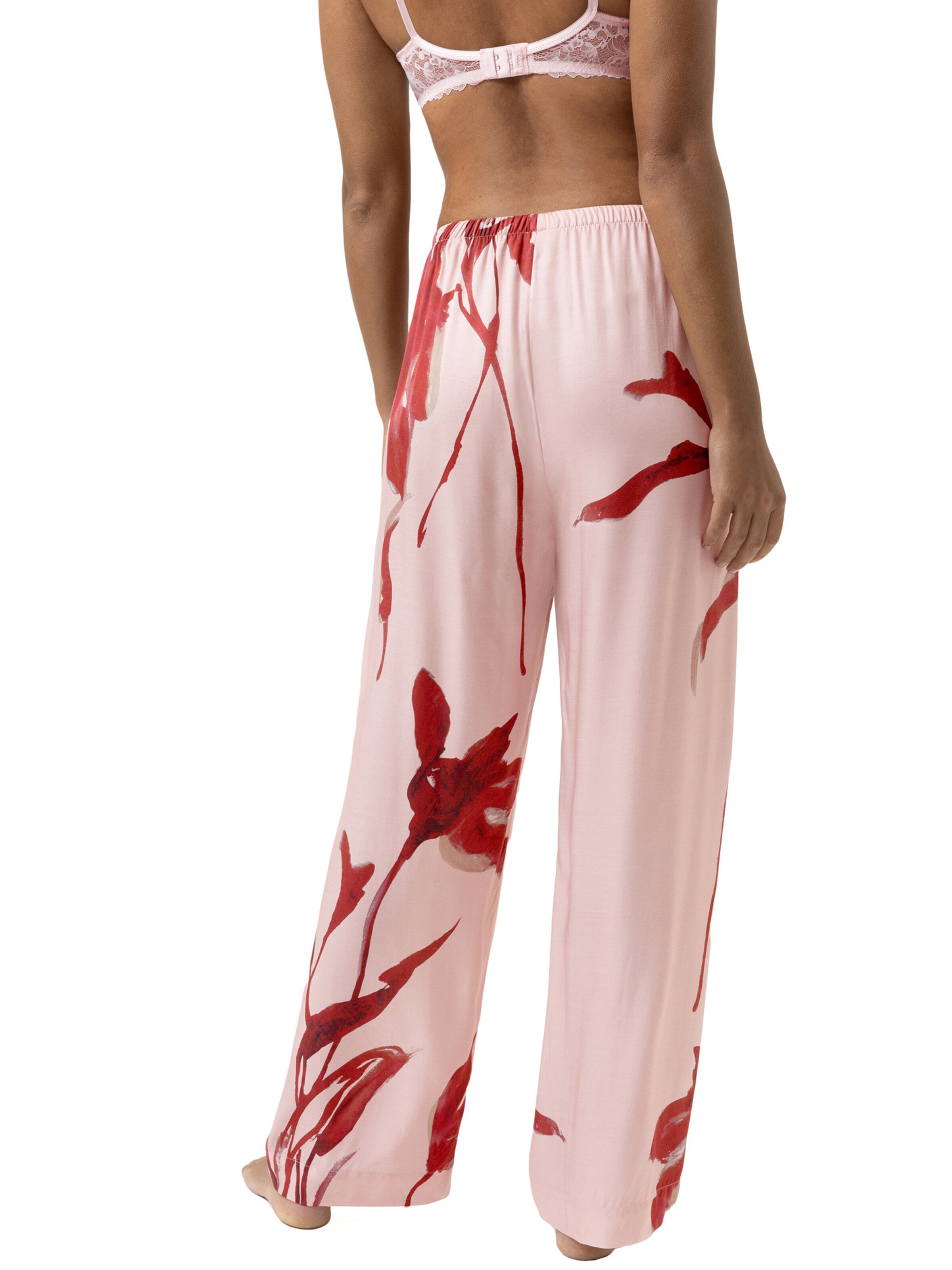 Mey Pyjamahose 'Iced Winter Floral' in Pink