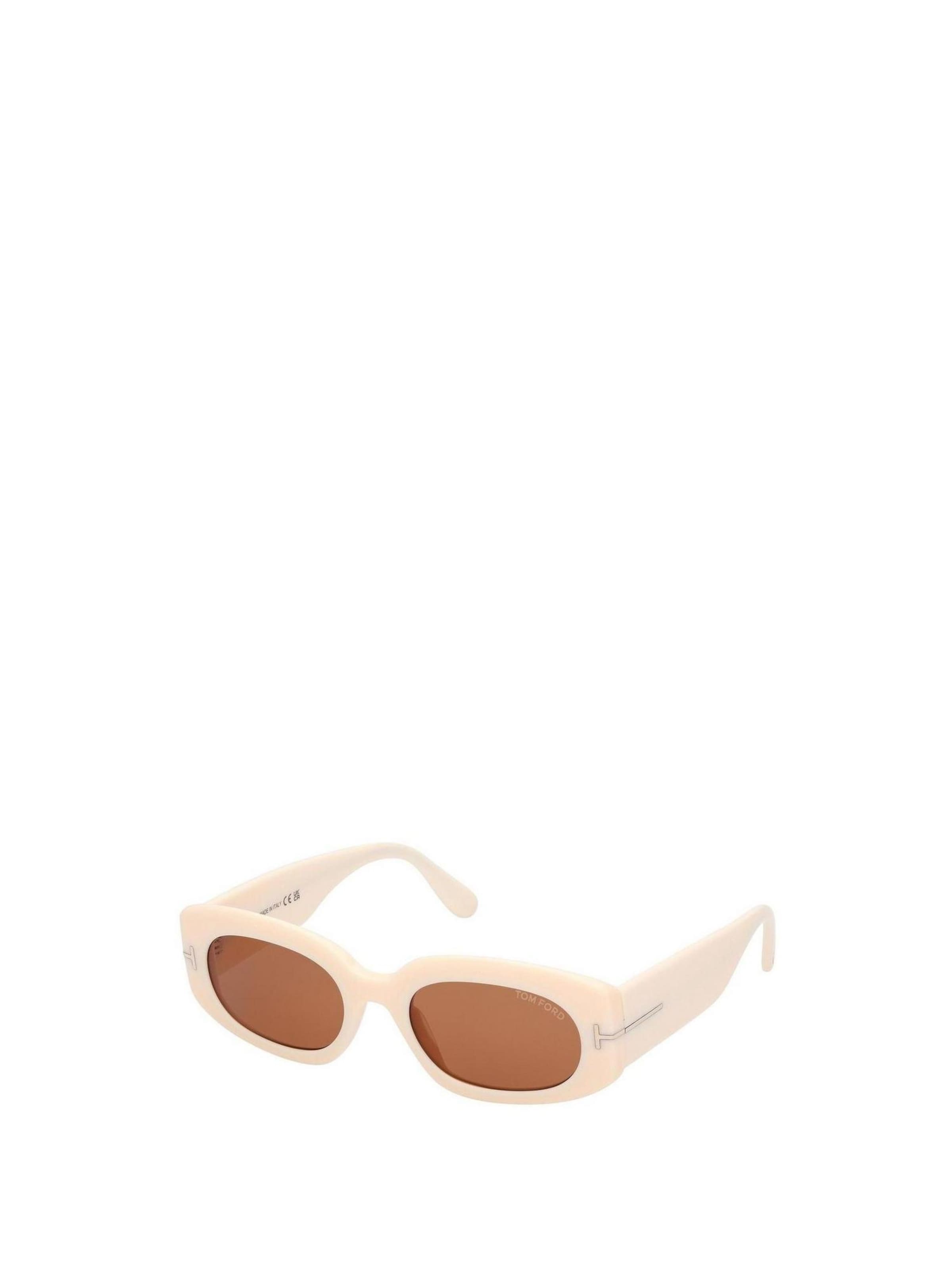 Tom Ford Sunglasses 'CIELLE FT1187 25E' in Beige: front