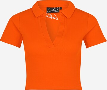 Maglietta di The Couture Club in arancione: frontale