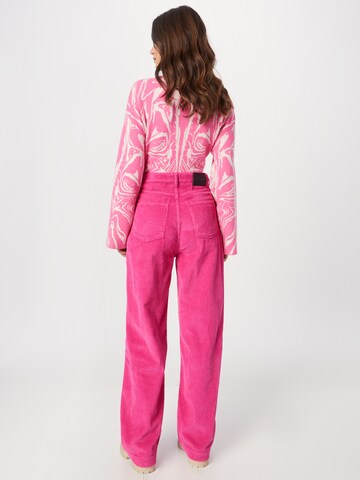 Wide leg Pantaloni 'Vika' de la co'couture pe roz