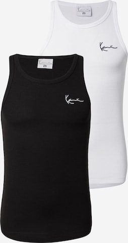 juoda Karl Kani Marškinėliai 'Essential': priekis