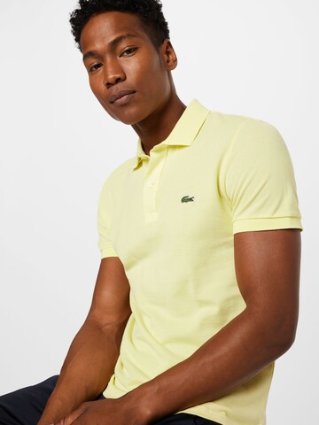 LACOSTE Slim fit Shirt in Yellow
