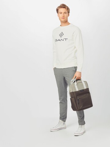 GANT Regular Fit Sweatshirt 'LOCK UP' in Weiß