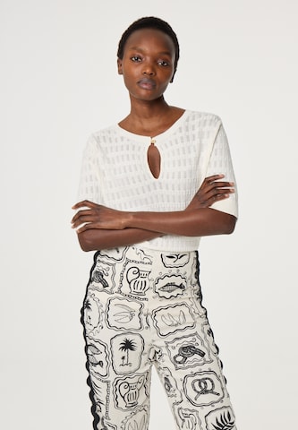 Fabienne Chapot Trui in Beige: voorkant