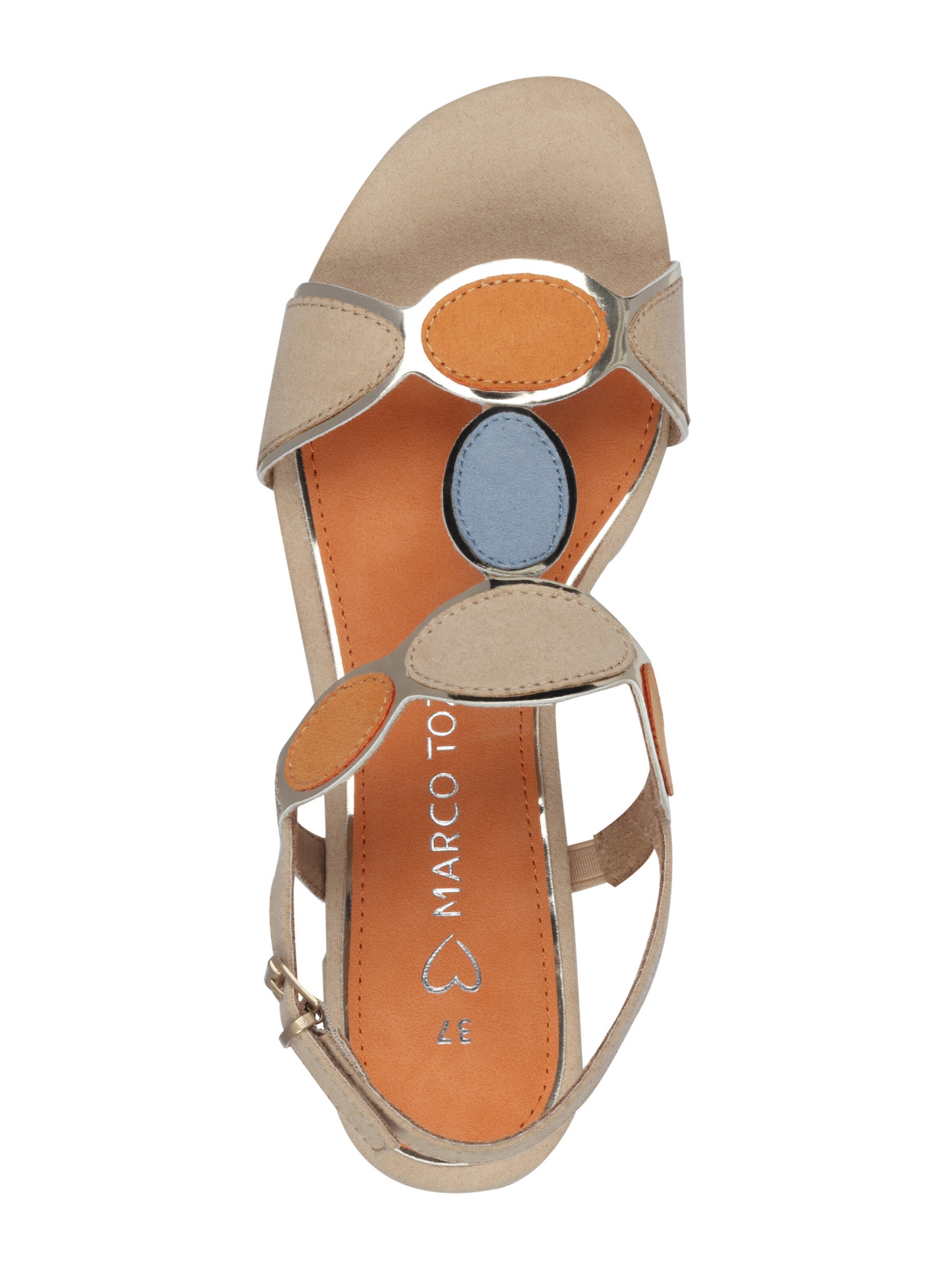MARCO TOZZI Remienkové sandále - Béžová