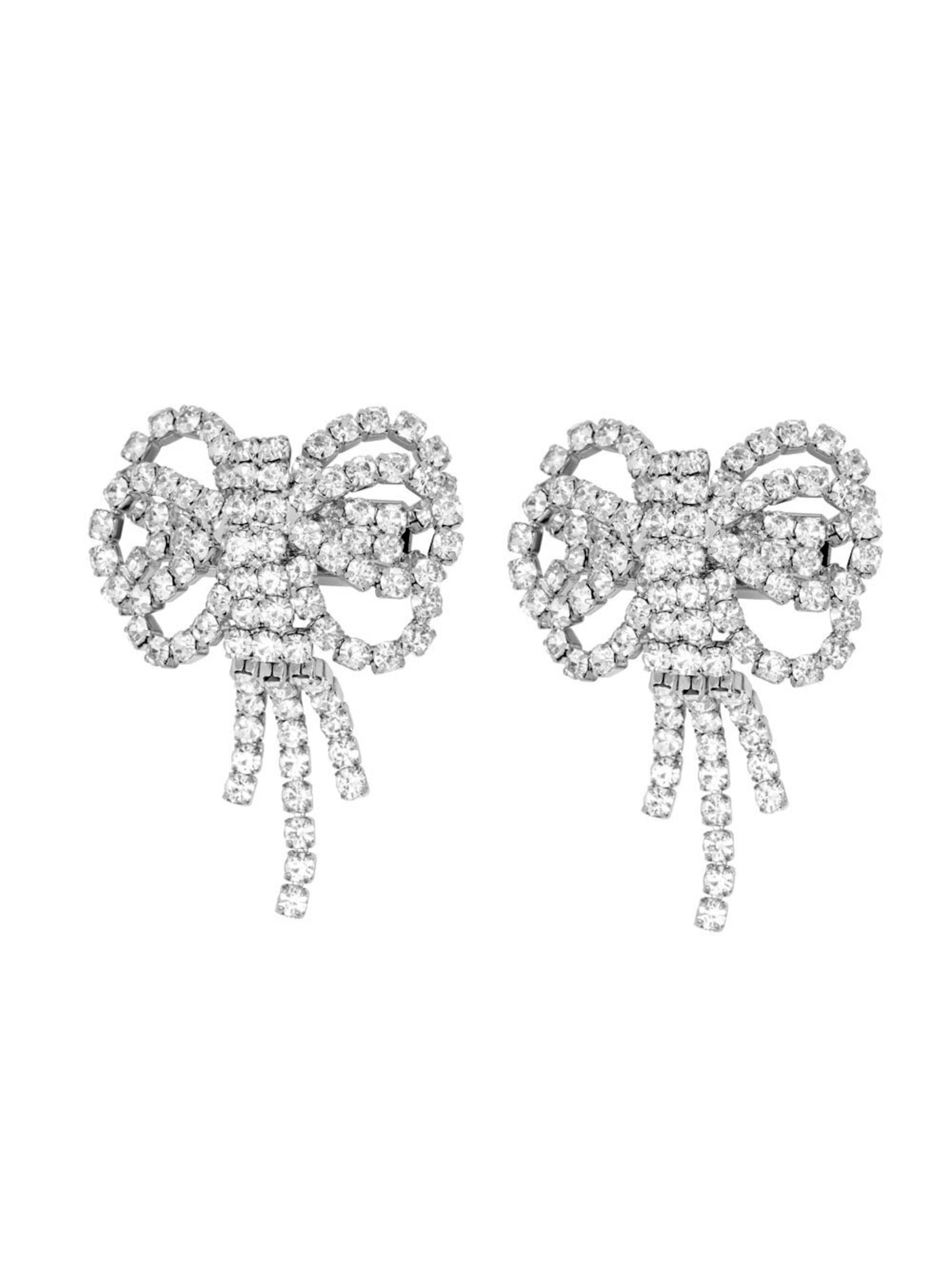 Accessoires pour chaussures 'Bow' Cheeky Chain Munich en argent : devant