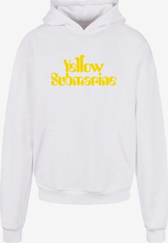 Merchcode Sweatshirt 'Submarine - Headline color' in Weiß: predná strana