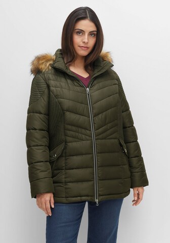 SHEEGO Winter Jacket in Green: front