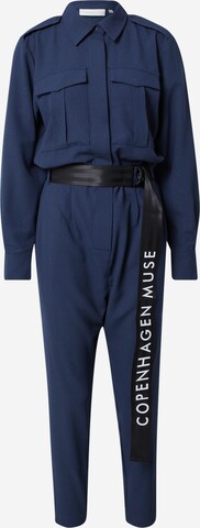 Copenhagen Muse Jumpsuit in Blau: predná strana
